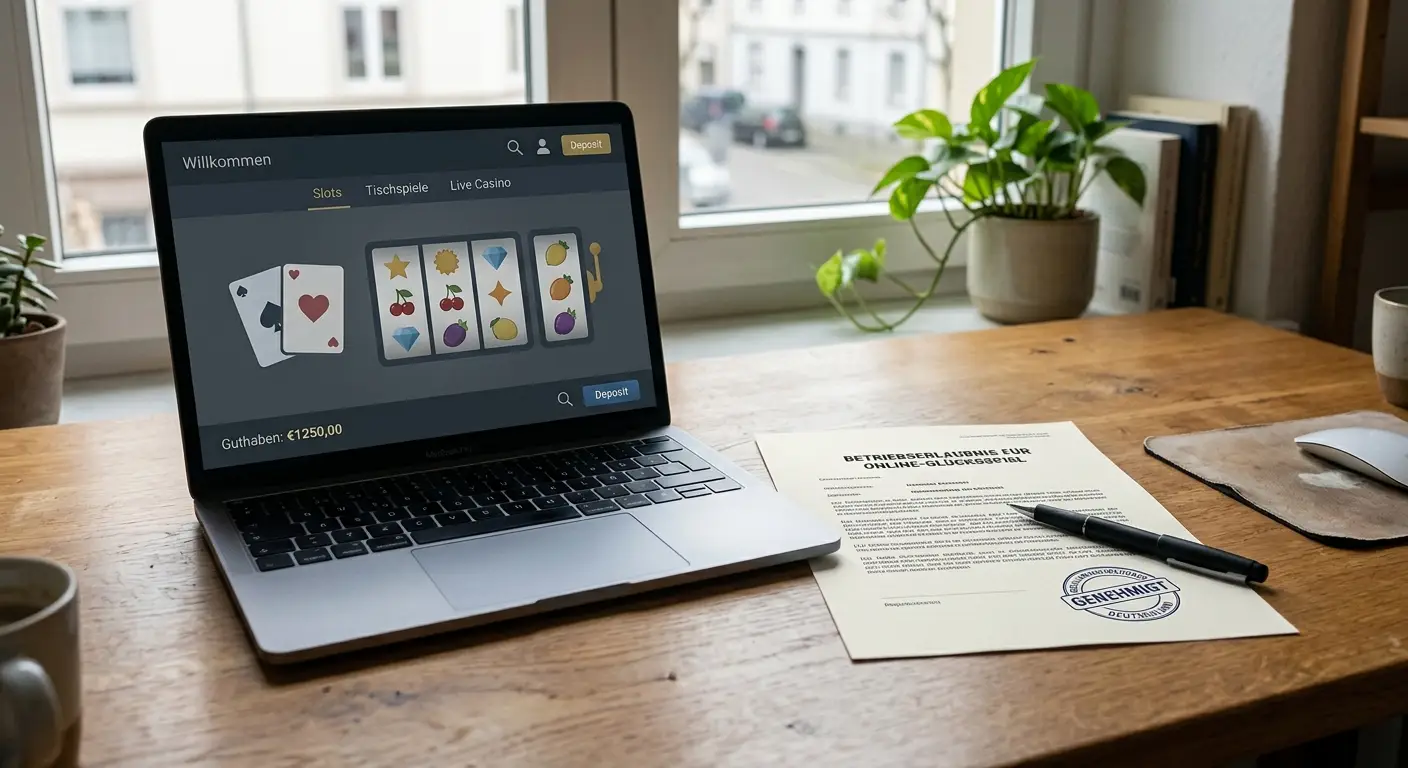 Beste Online Casinos ohne OASIS 2026 im Vergleich auf einem Laptop