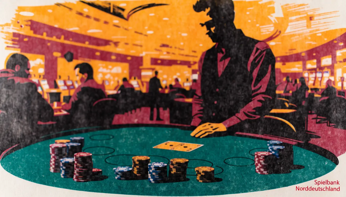 Live-Blackjack-Tisch im lizenzierten deutschen Casino-Studio mit Dealer und Spielchips